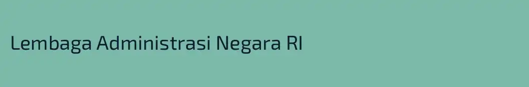 Lembaga Administrasi Negara RI